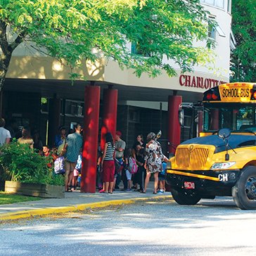 Charlotte Central School is a fabulous K-8 public school located just south of Burlington, Vermont on the shore of Lake Champlain.