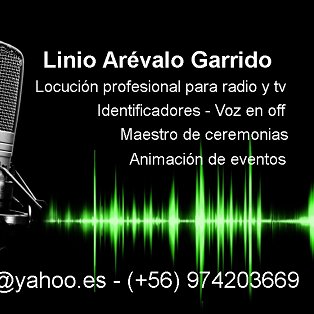 linio_arevalo's profile picture. Locutor de Radio y Tv, Voz en Off, Maestro de Ceremonias, Gerente de E.A. Security & Expertos Arauco, Analista Desarrollador de Aplicaciones de Software.