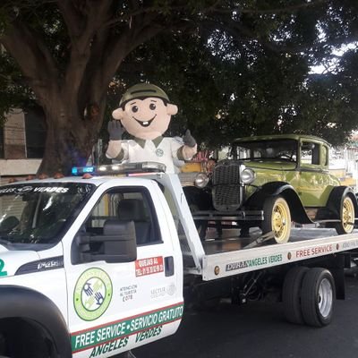 Asistencia y Auxilio Turístico en carretera. ÁNGELES VERDES en QUERÉTARO @AngelesVerdesMX SECTUR México. Descarga nuestra APP