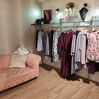 a boutique full of inspiring stylish clothes at sensible prices! very experienced staff offer great style advice complete with a glass of fizz!