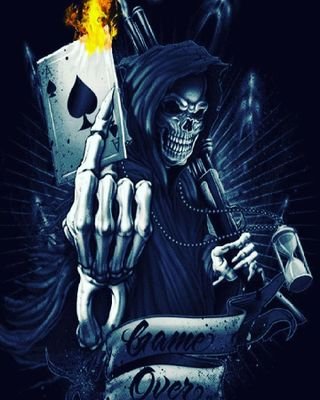 death is anyone afraid of it I'm not it's like sleeping at night when you close your eyes but you don't wake up black is my favorite color