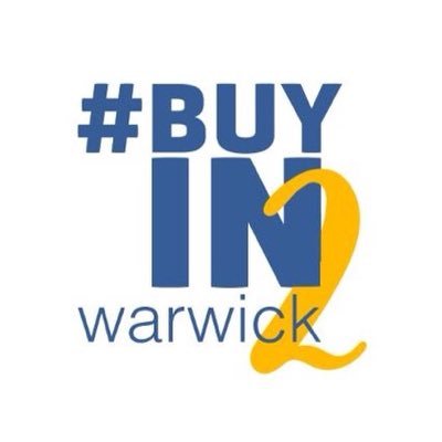 Warwick Chamber of Trade. To encourage people to #BuyIn2Warwick by supporting local businesses, attractions & events.
