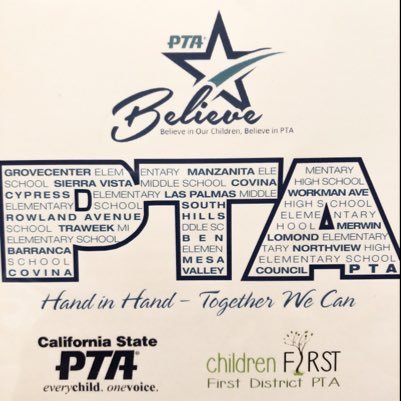 The Mission of Covina-Valley Council PTA is to strengthen its units with counseling and encouragement; to coordinate child welfare projects and activities.