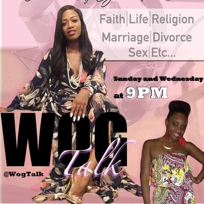 Woman Of God Talk Show! Live talk show that speaks on marriage, life, love, faith, children & sex. Every Wed & Sun @10:00PM
https://t.co/0sImzbkRet
SUBSCRIBE