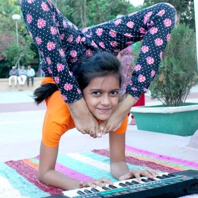 RubberGirlK's profile picture. RubberGirl
Rajkot
Youngest Yoga trainer
KhelMaha Kumbh Silver Medalist
BigJuniar RJ on Big FM radio 
Aakshwani Child Artist
National Yoga Winner
keyboard player