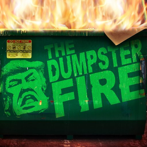 dumpster fire 1 (n.) an utterly calamitous or mismanaged situation or occurrence, 2 (n.) a podcast hosted by @CoryUpdate #dumpsterfire