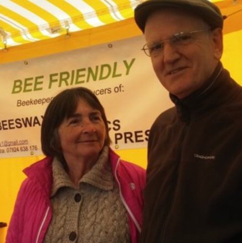 Husband & Wife Bee Farmers - in Harrow London, Hertfordshire & other Counties: retail at Farmer's Markets in London:- HONEY - BEESWAX - COSMETICS - PRESERVES.