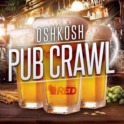 The Oshkosh Pub Crawl is the biggest and longest running pub crawl in Wisconsin - America's party state. Tag @OshkoshPubCrawl to be featured.