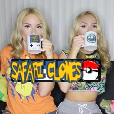 Hey Guys! We're The Safari Clones! Twin Pokemon Trainers On A Mission To Be The Very Best! Wanna Catch Em All? Follow Us! #Twins #Pokemon #Nintento #GamerGirls