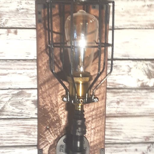 We are the makers of top quality rustic and industrial style decor and lighting. All are hand made by us using reclaimed wood.
