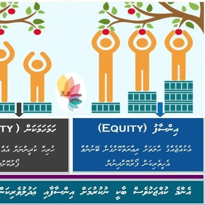 Stand for EQUITY rather than EQUALITY.  
Worked in Education sector, more than 20 years.