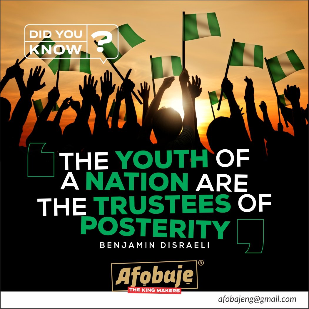 AfobajeThe's profile picture. The future belongs to the youth.