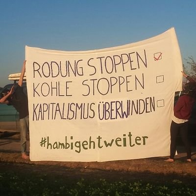 hambigehtweiter's profile picture. Rodungsstop = Etappensieg +++ aber wir wollen #Kohlestopp und #systemchange +++ darum Aktionen Vorträge Reflektionen Bewegungsarbeit ++