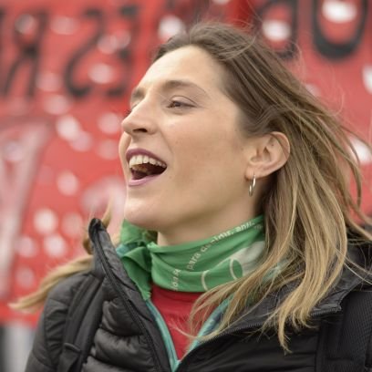 Socióloga - UBA.
Socialista y feminista 💚💪🏿
ANTICAPITALISTA.
Dirigente nacional del Nuevo MAS y Las Rojas 🚩 
 @IzquierdaWeb