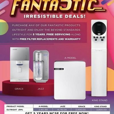 mesti ada anak jenis lambat je buat susu terus melalak mcm takde hari esok nk melalak lg😂
dengan adanya penapis air cuckoo ni, tak sampai 2 menit siap bancuh