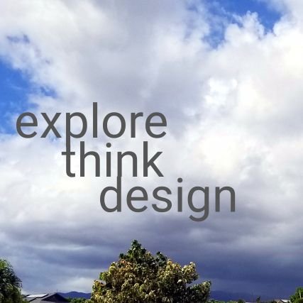 ThinkDesign's profile picture. a journey in learning/sharing the process of exploring problems, thinking of solutions, & designing efficient procedures + collecting inspiration