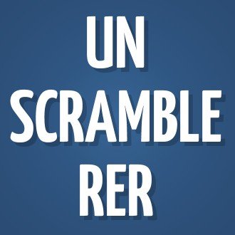 unscramblerer Profile Picture