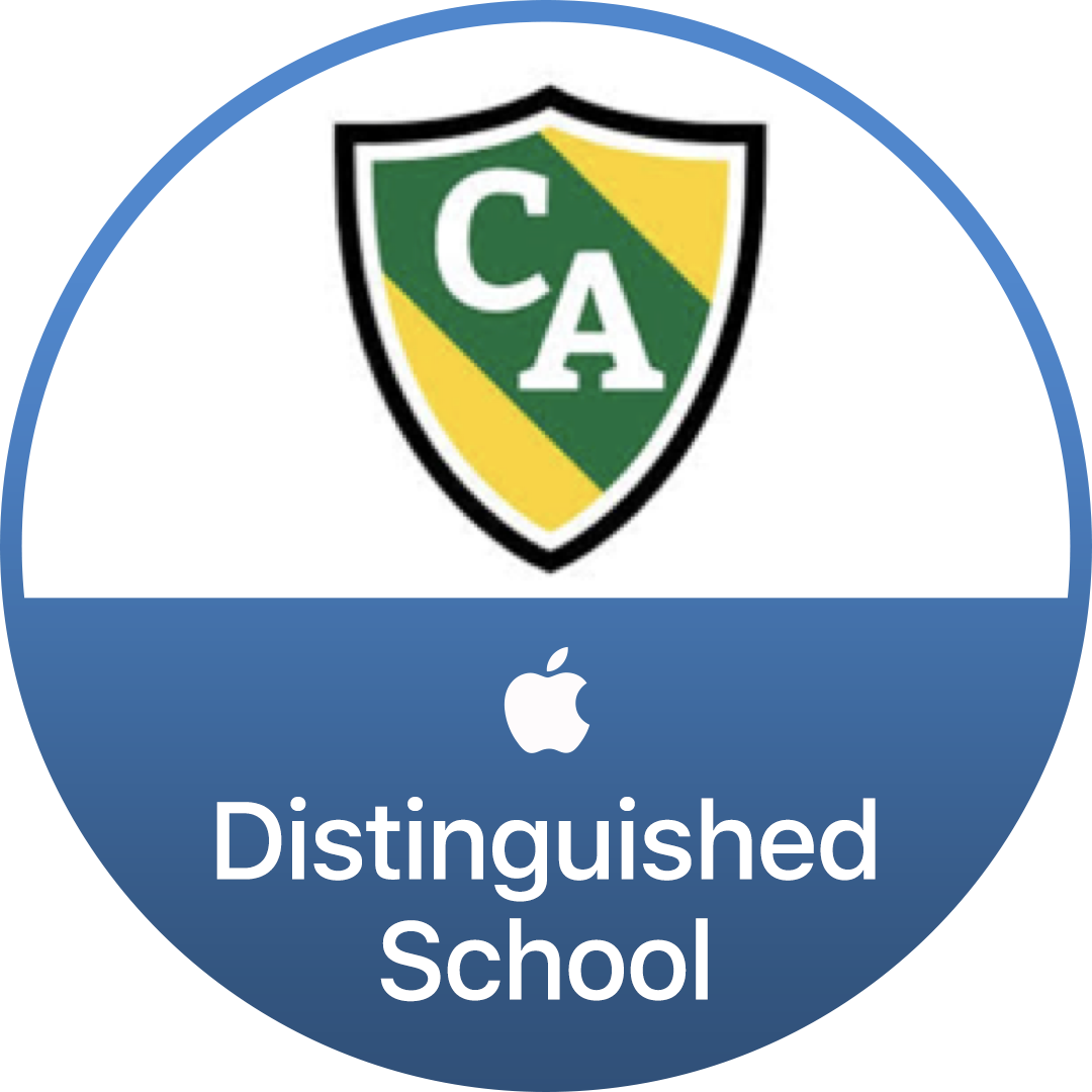 Building opportunities for individual success - We are... CBA! Apple Distinguished School 2021-2024