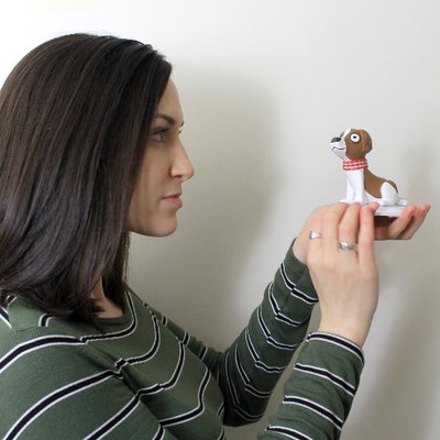 Download Nic Welbourne On Twitter Recent 3d Dog Model Commission Custom Pet Portrait Designed By A4manartist Sculpted By Me In Polymerclay Want One Of Your Dog Email Hello A4matic Com Petportrait Dogsoftwitter Cute Custom Caricature