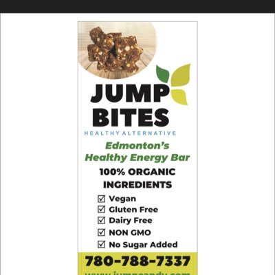 jumpbites's profile picture. We make energy bites which is 100% organic ingredients gluten free,vegan,dairy free,No sugar added,Non GMO.we make healthy,tasty and delicious energy bar.