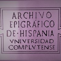 Archivo Epigráfico de Hispania (@ucm_aeh) 's Twitter Profile Photo Archivo Epigráfico de Hispania (@ucm_aeh) 's Twitter Profile Photo
