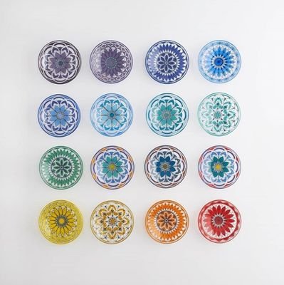 Kiln formed glassware and enamelled jewellery. Handmade in Studio 10 at Manchester Craft and Design Centre.
