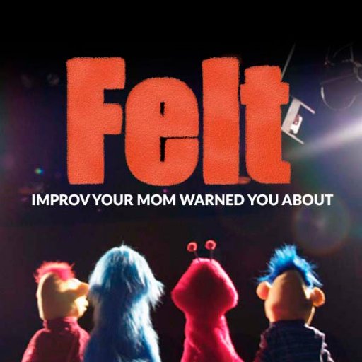 FeltImprov's profile picture. 'Felt' is an improvised adult puppet show that has been performing at the iO Theater for over 13 years.
*This show may not be suitable for children*
