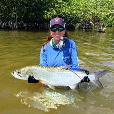 Diehard fly girl who can fish, actually catch fish, teaches fly casting, is a guide, a published writer about it and lives to tell about it too.