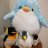 青いペンギンのアイコン