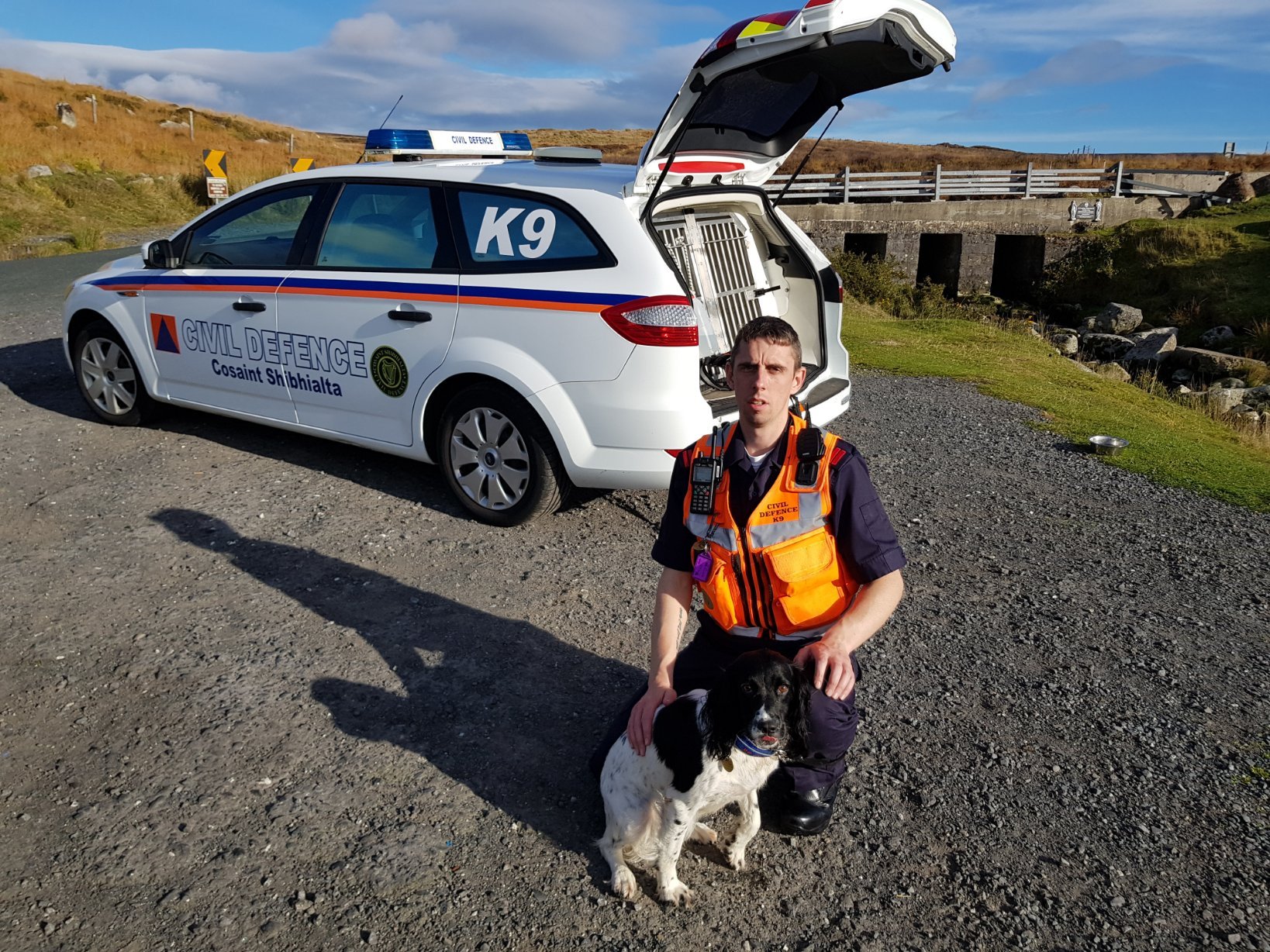 Father, Crane driver, Equipment opperater,Dublin Civil Defence rescue,K9 unit,dog handler,