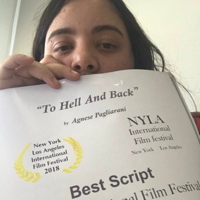 screenwriter. writer. waiting for production. contest winner.