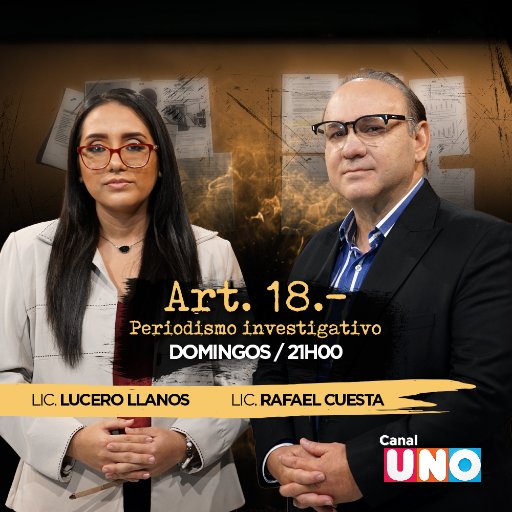 Programa de Periodismo Investigativo de @CanalUnoTv