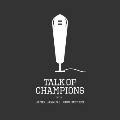 Twitter account for the Talk of Champions podcast hosted by @JBarnesRTR and @lgotti21.