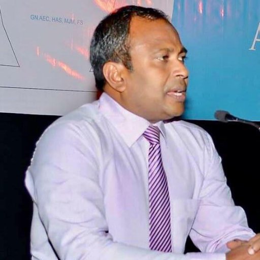 Deputy Vice Rector of Zikura International College.  Former Minister of State for Education.  The best principal of the Maldives in 2010.