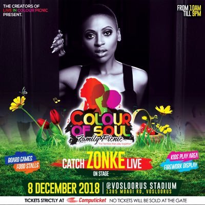 A colourful, soulful, RnB, oldskool music family picnic in Ekurhuleni, Vosloorus Stadium, 8 December.