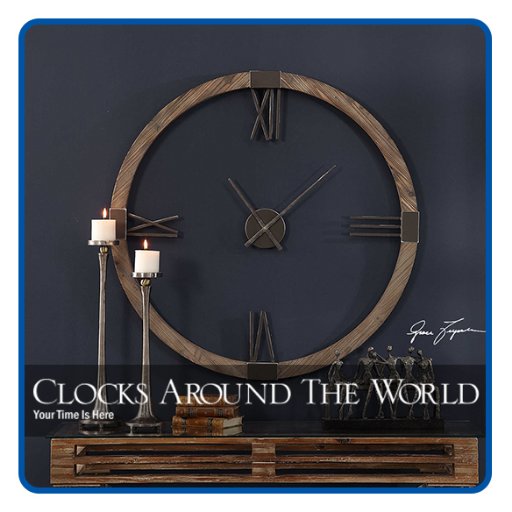 For the best variety of online wall clocks, stop searching and start shopping at Clocks Around The World.