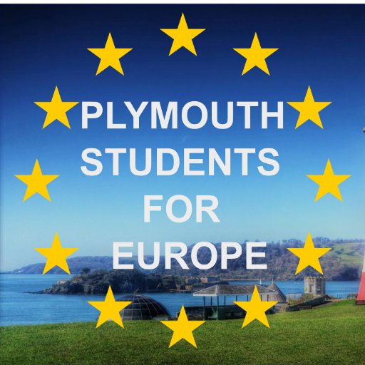PlymStudents4EU's profile picture. We are a student led group, based around the University of Plymouth, campaigning for Plymouth, and Britain's, place in the European Union.
