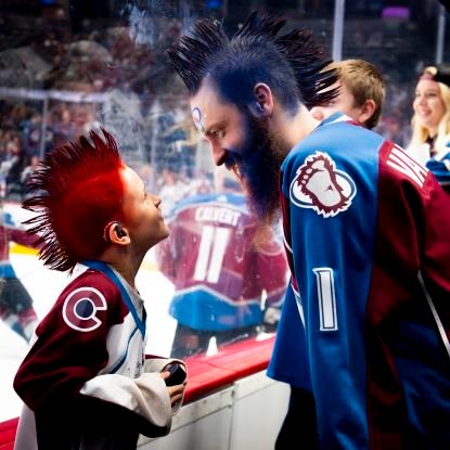 My son and I are crazy Avalanche fans if you haven't already figured that out