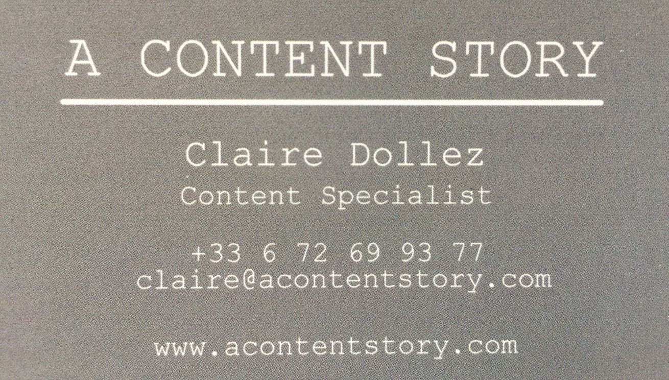A CONTENT STORY SAS
