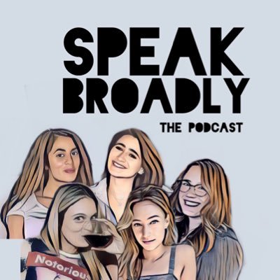 speakbroadly's profile picture. A podcast where five girls #SpeakBroadly. Recording in #TheBasement, drinking wine, and discussing relevant topics, controversy, and ideas.