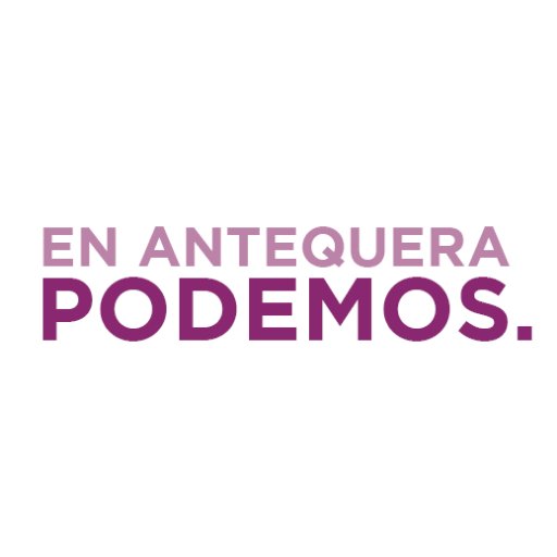 Cuenta oficial de Podemos Antequera. Es hora de que se escuche tu voz, nuestra voz, la de todxs. ¡Únete y participa! 📬 Correo: podemosantequera@gmail.com