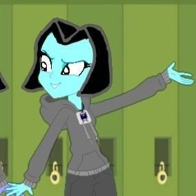 A 16 year old junior who likes trains. She has a twin sister named @EQG_Songrail. Is friendly and cheerful.
EQG version of @MLP_Trackthesia