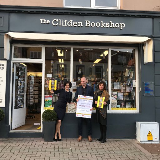 ClifdenBookshop's profile picture. Possibly one of the smallest bookshops around,Nicole & Máire pride ourselves on being different .Bord Gáis BOOKSHOP OF THE YEAR WINNER 2013.