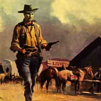 What hunters do. Fan of movies called Westerns.
