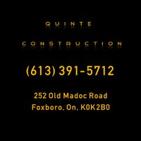 Quinte Construction(@quinteconstruct) 's Twitter Profile Photo