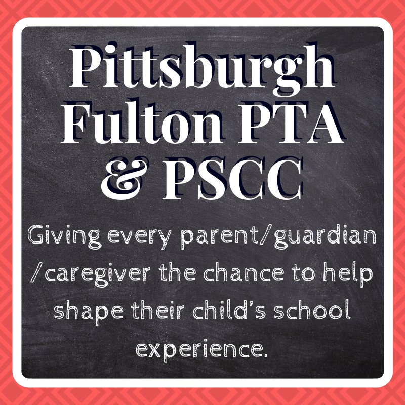 The Pgh Fulton PTA is a non-profit organization that helps every parent, caregiver, and guardian the opportunity to shape their child's school experience.