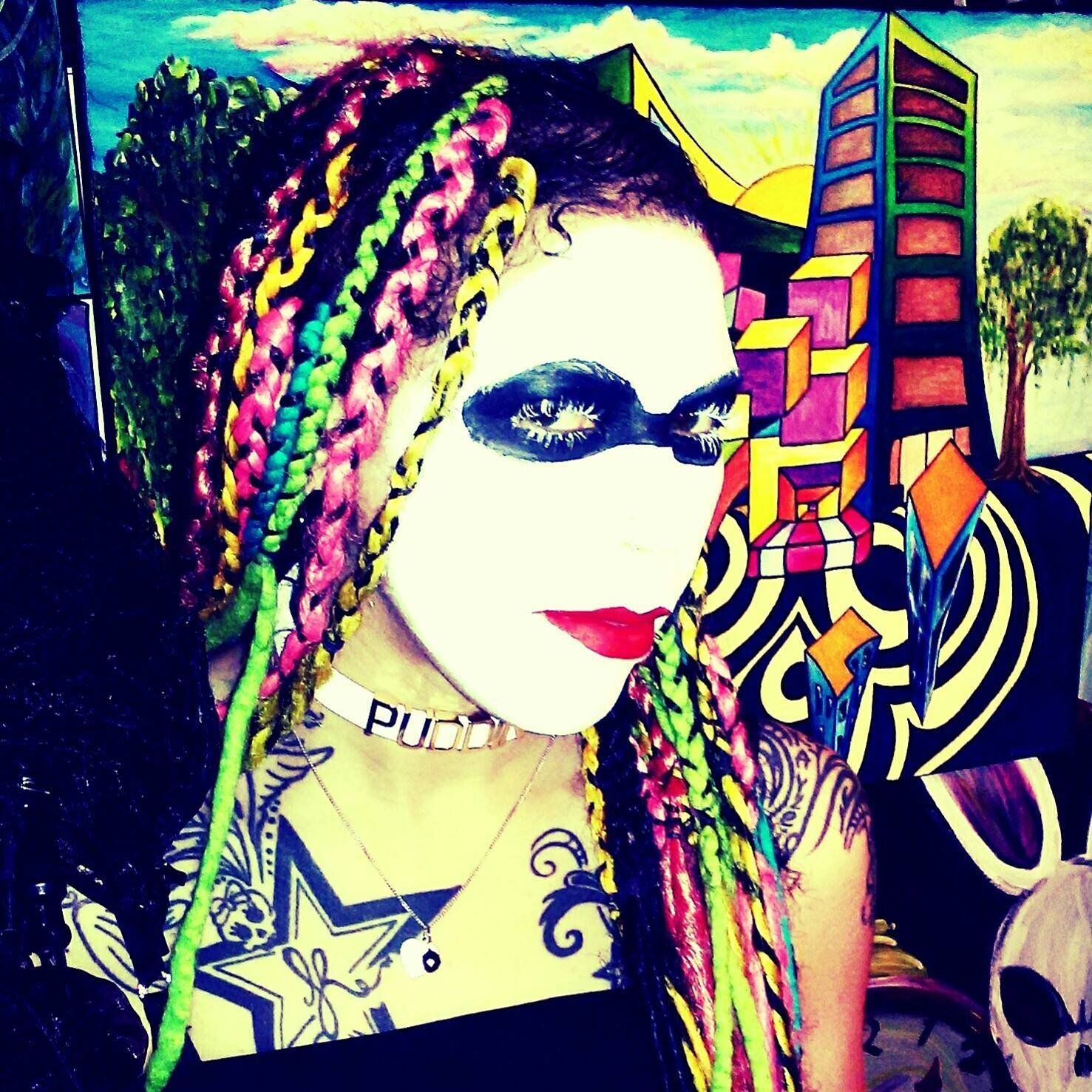 I am Fixuna. I am an Illustrator/Puzzle-maker and I do Performance Art as Fixuna the Clown. 
Sleepwalker..