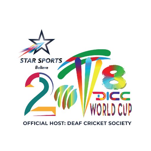 Welcome to Deaf ICC World Cup T20 to be held between 24th - 30th Nov 2018 at TERI GRAM Cricket Ground. Hosted by Deaf Cricket Society. Title Sponsor Star Sports