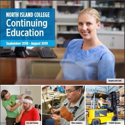 North Island College Continuing Education and Training designs and delivers relevant and responsive education and training for lifelong learning.