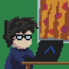 Pixel artist who loves noisy music